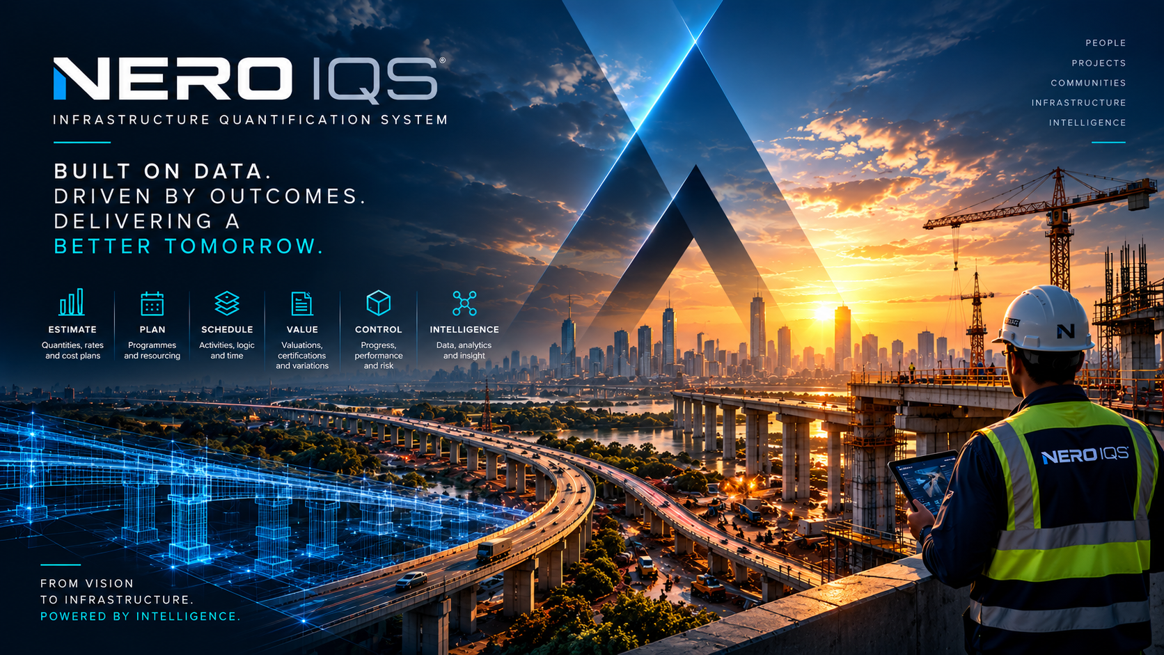 NERO IQS infrastructure brand artwork